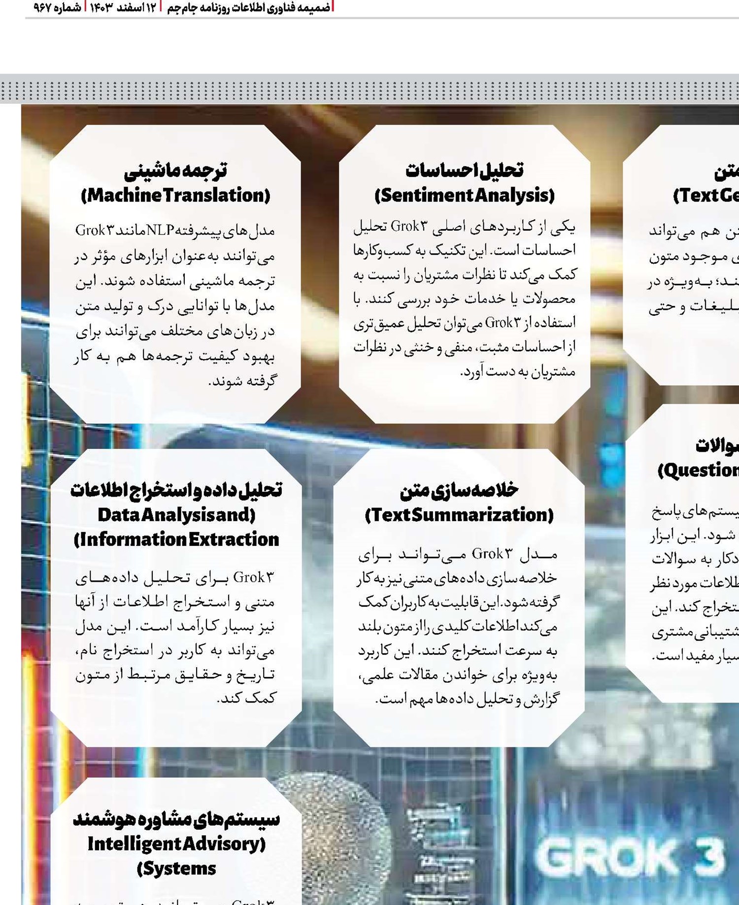 GROK۳ رقیب سرسخت و حیرت‌انگیز